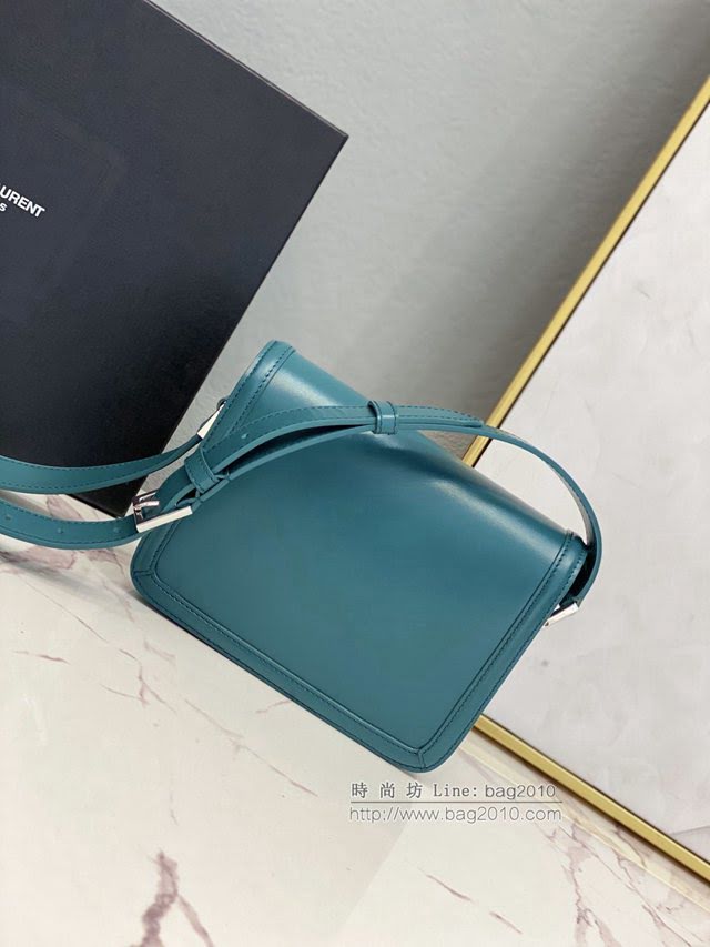 YSL爆款女士包包 聖羅蘭經典款MONOGRAM金屬旋扣小號郵差包 YSL肩背斜挎包 634306  jjh1080